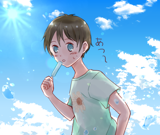 夏のイラスト【素材使用例】