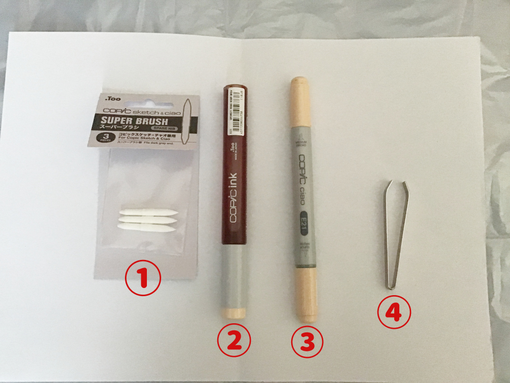コピックニブ交換用の道具