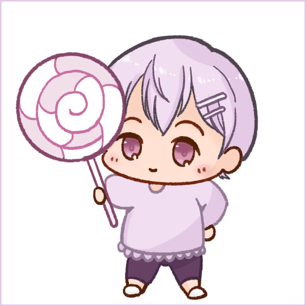 デフォルメキャラポーズ作例完成