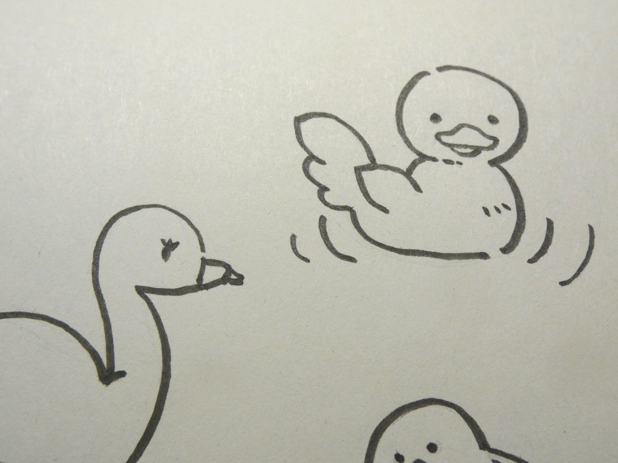 ぺんてる慶弔サインペンの試し描き・拡大
